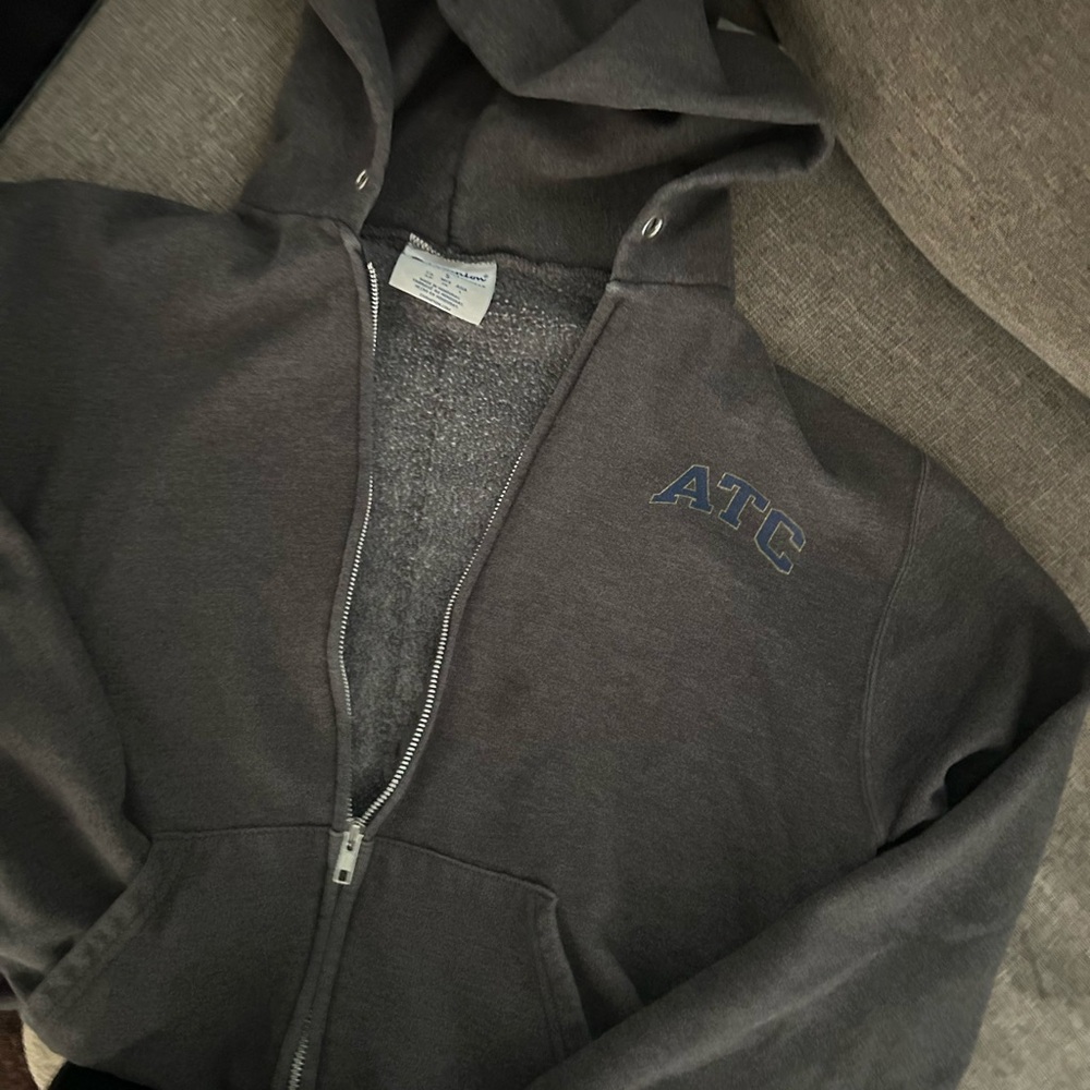 Champion Dark Gray Athletic Zip-Up
